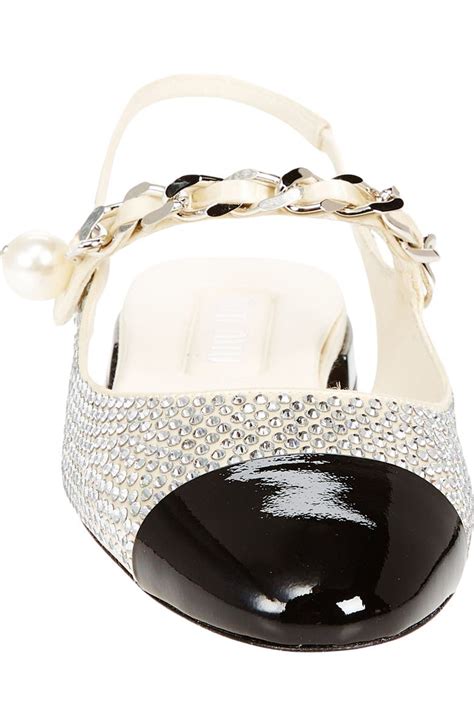 miu miu pearl sandals sale|Miu Miu Imitation Pearl Crystal Embellished Slingback Sandal .